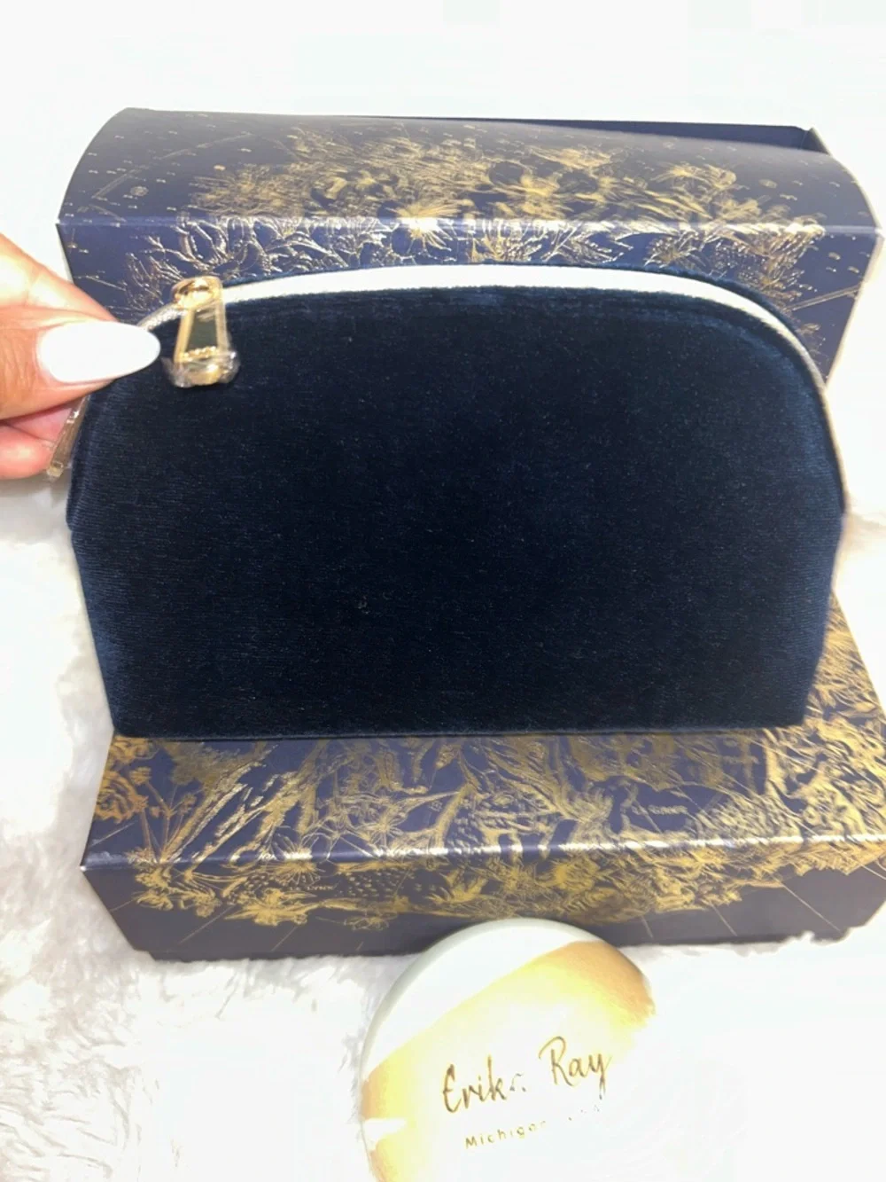 Dior Beauty Navy‎ Cosmetic Pouch- BRAND NEW/UNUSED-NWOT
